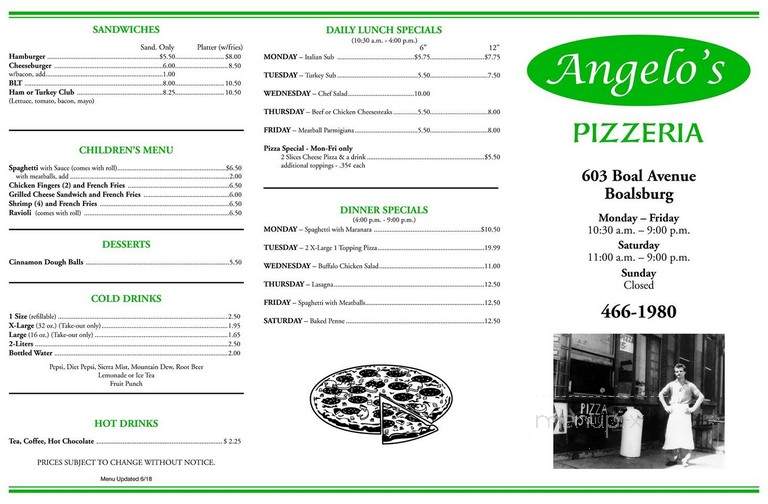 Angelo's Pizzeria - Boalsburg, PA