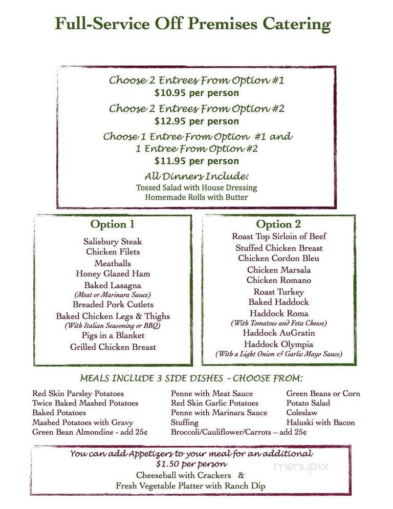 Anthony's Mediterranean Grill - Johnstown, PA menu_pic