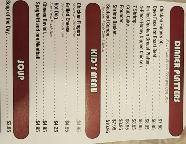 Baldini's - Eagleville, PA menu_pic