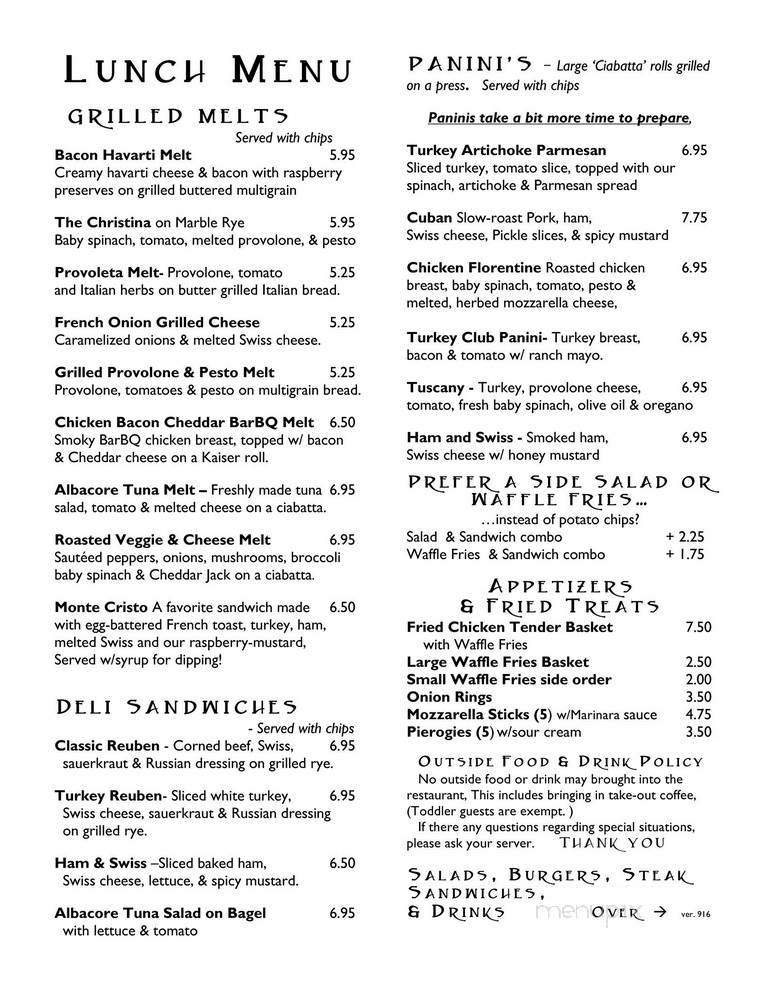 Bears Den Of Boyertown - Boyertown, PA menu_pic