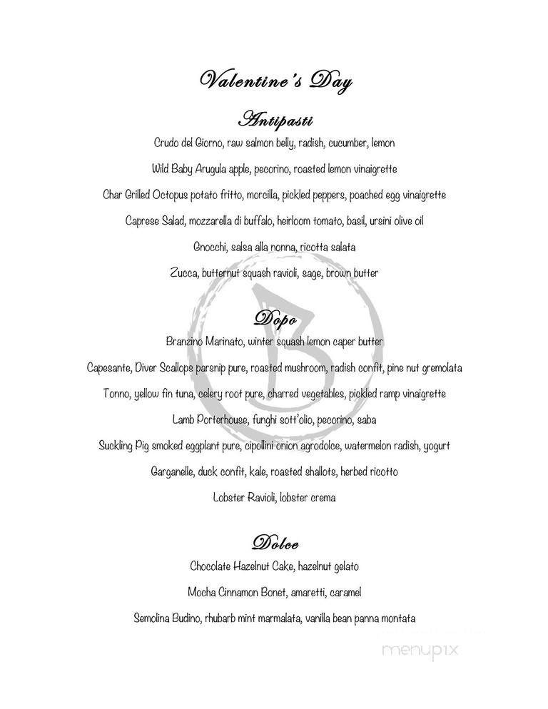 Branzino Restaurant - Philadelphia, PA menu_pic