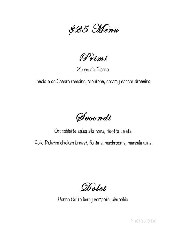 Branzino Restaurant - Philadelphia, PA menu_pic
