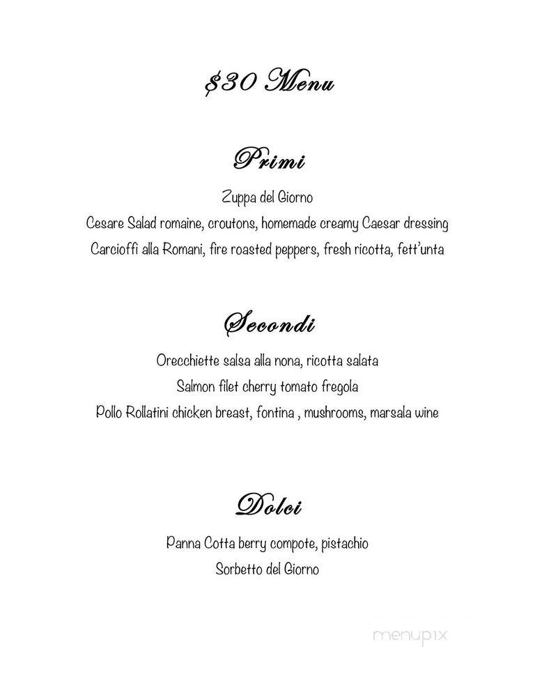 Branzino Restaurant - Philadelphia, PA menu_pic