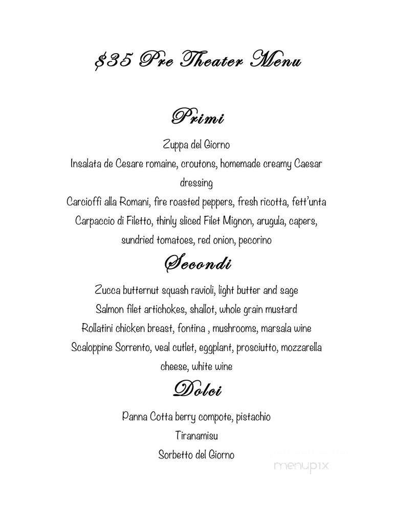 Branzino Restaurant - Philadelphia, PA menu_pic
