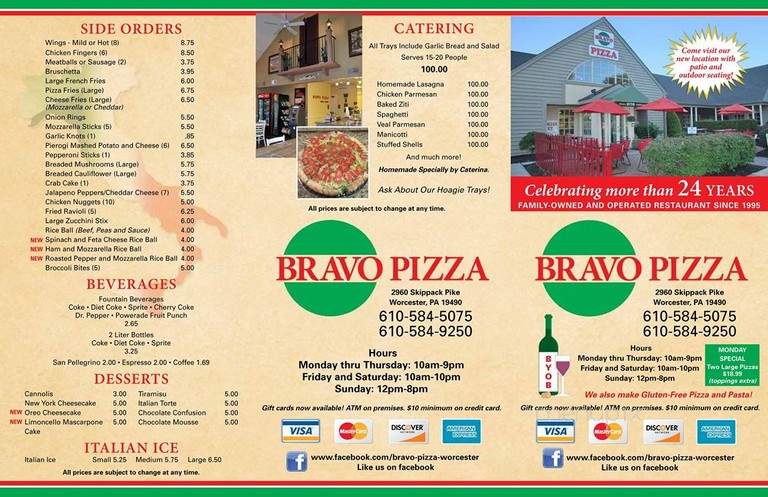 Bravo Pizza - Worcester, PA