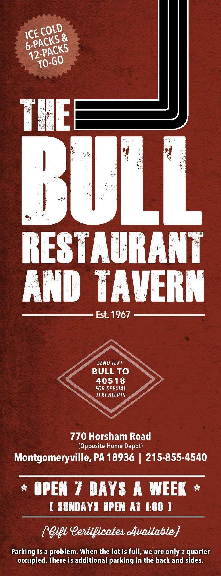 Bull Restaurant & Tavern - Montgomeryville, PA