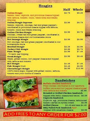 Burrell Inn - Lower Burrell, PA menu_pic