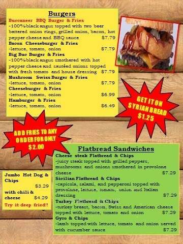 Burrell Inn - Lower Burrell, PA menu_pic