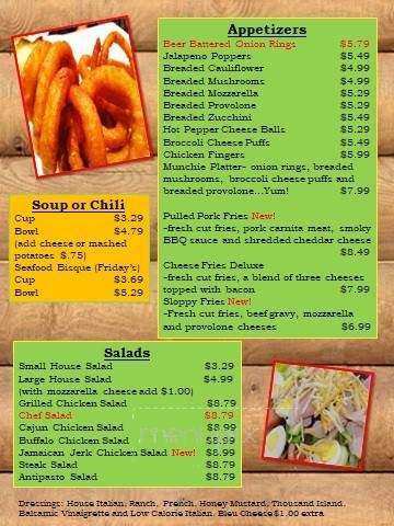 Burrell Inn - Lower Burrell, PA menu_pic