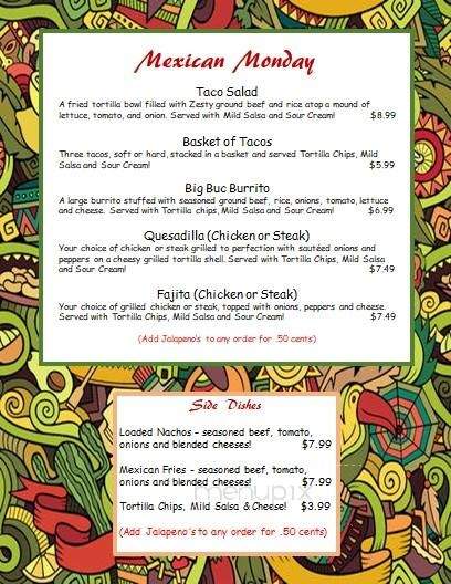 Burrell Inn - Lower Burrell, PA menu_pic