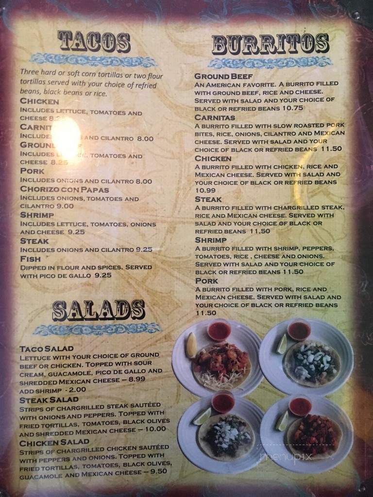 Carbonara Ristorante - Castle Shannon, PA menu_pic