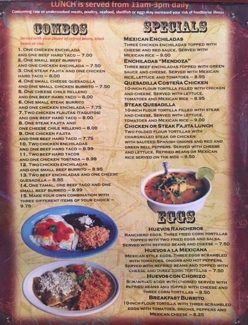 Carbonara Ristorante - Castle Shannon, PA menu_pic