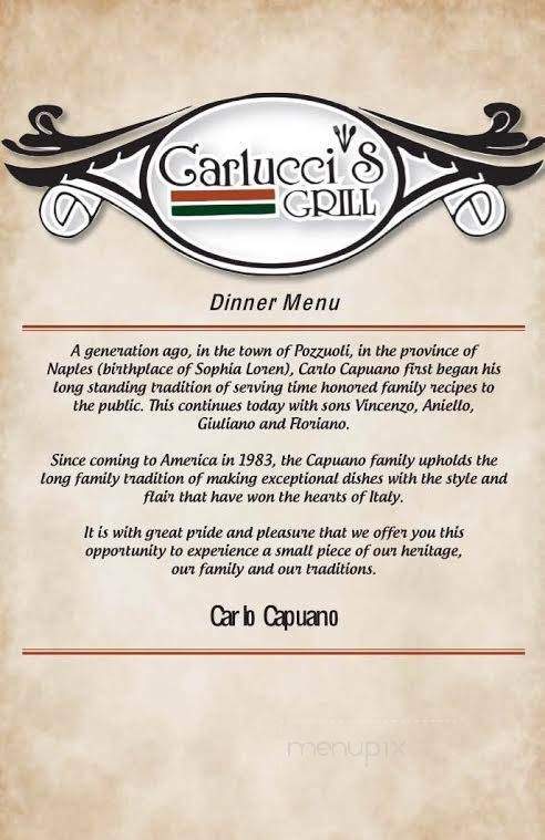 Carlucci's Grill - Yardley, PA menu_pic