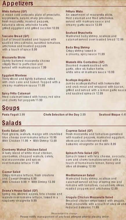 Carlucci's Grill - Yardley, PA menu_pic
