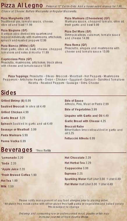 Carlucci's Grill - Yardley, PA menu_pic
