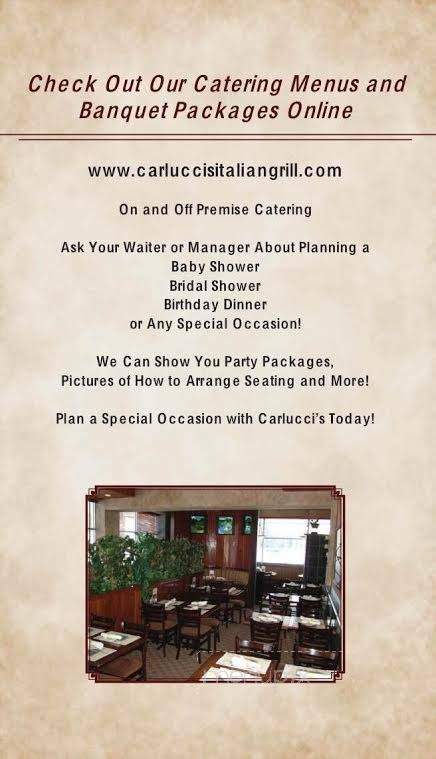 Carlucci's Grill - Yardley, PA menu_pic