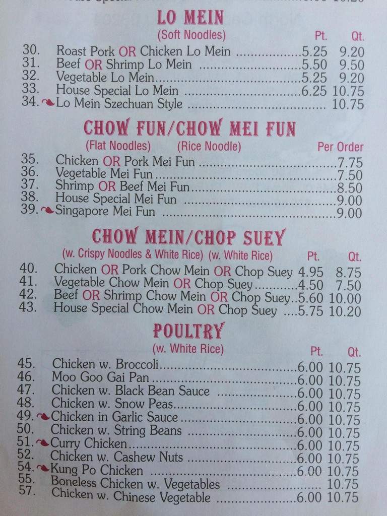 Chen's Happy Garden - Philadelphia, PA menu_pic
