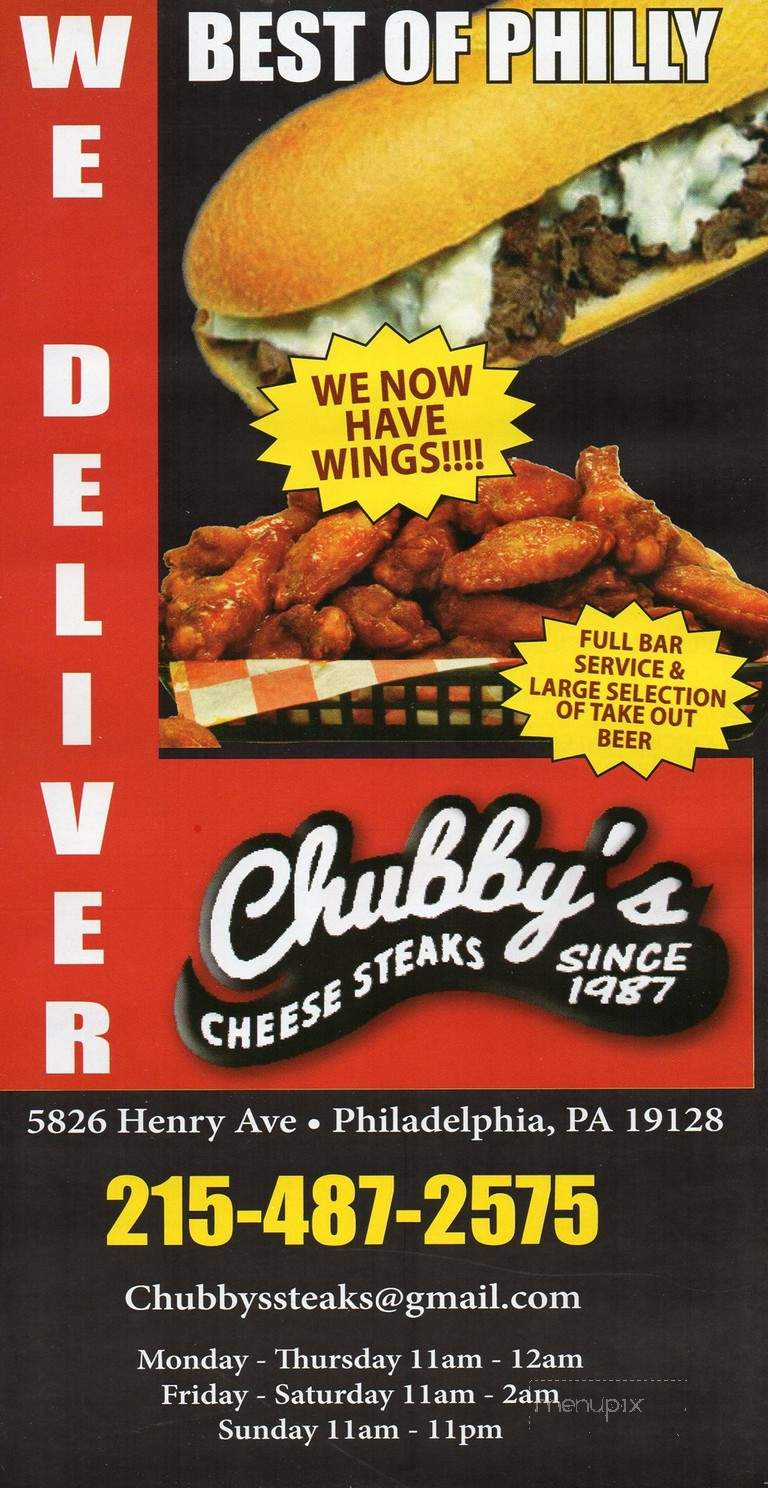 Chubby's - Philadelphia, PA
