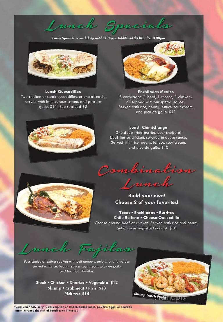 Compadres - Grove City, PA menu_pic