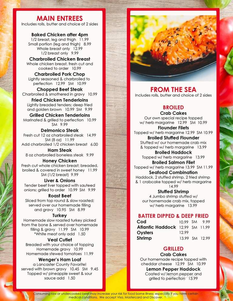 Country Table Family Restaurant - Mount Joy, PA menu_pic