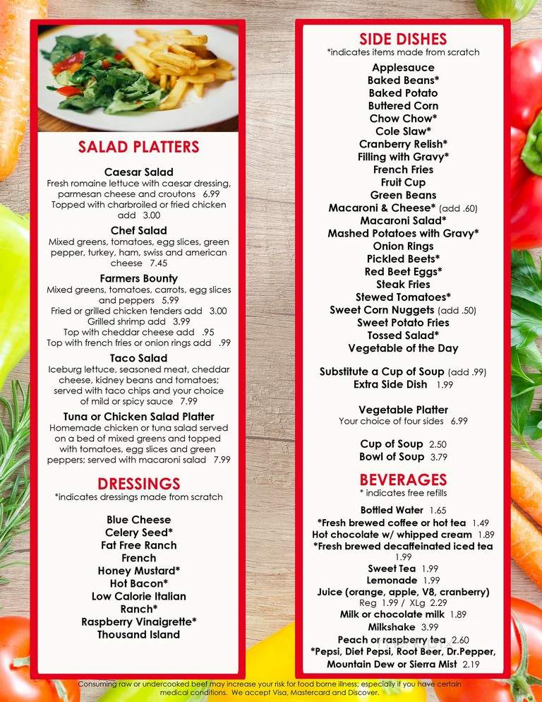 Country Table Family Restaurant - Mount Joy, PA menu_pic