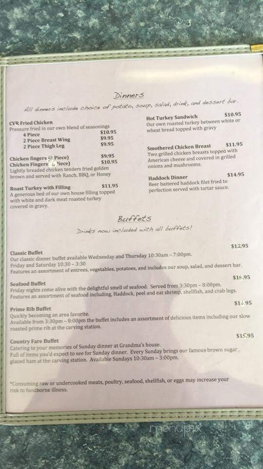 Country Village Restaurant - Allensville, PA menu_pic