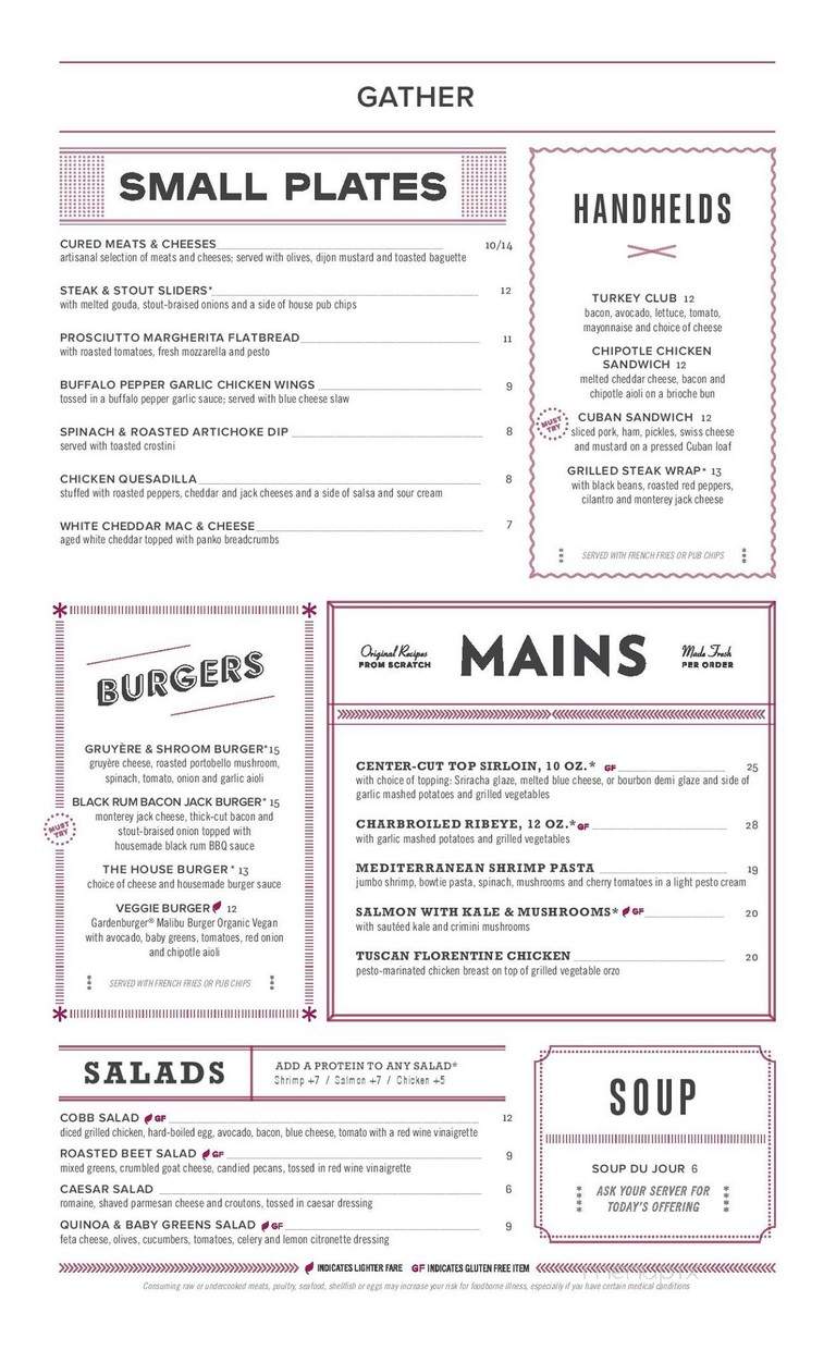 Crowne Plaza-Pittsburgh South - Pittsburgh, PA menu_pic
