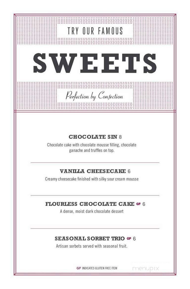 Crowne Plaza-Pittsburgh South - Pittsburgh, PA menu_pic