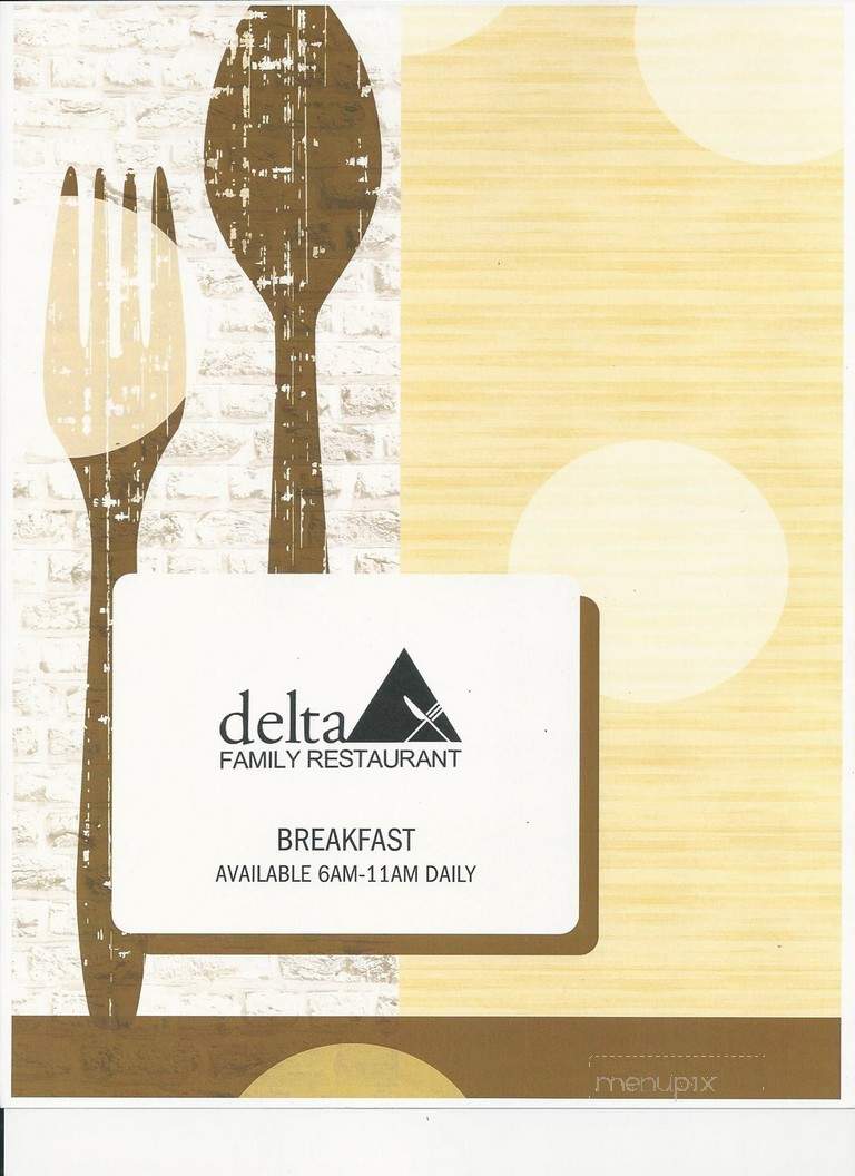 Delta Family Restaurant - Delta, PA menu_pic