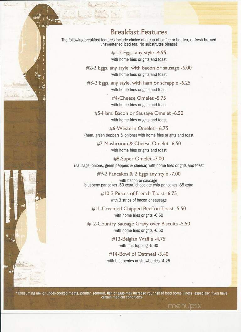 Delta Family Restaurant - Delta, PA menu_pic