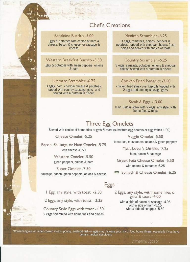 Delta Family Restaurant - Delta, PA menu_pic