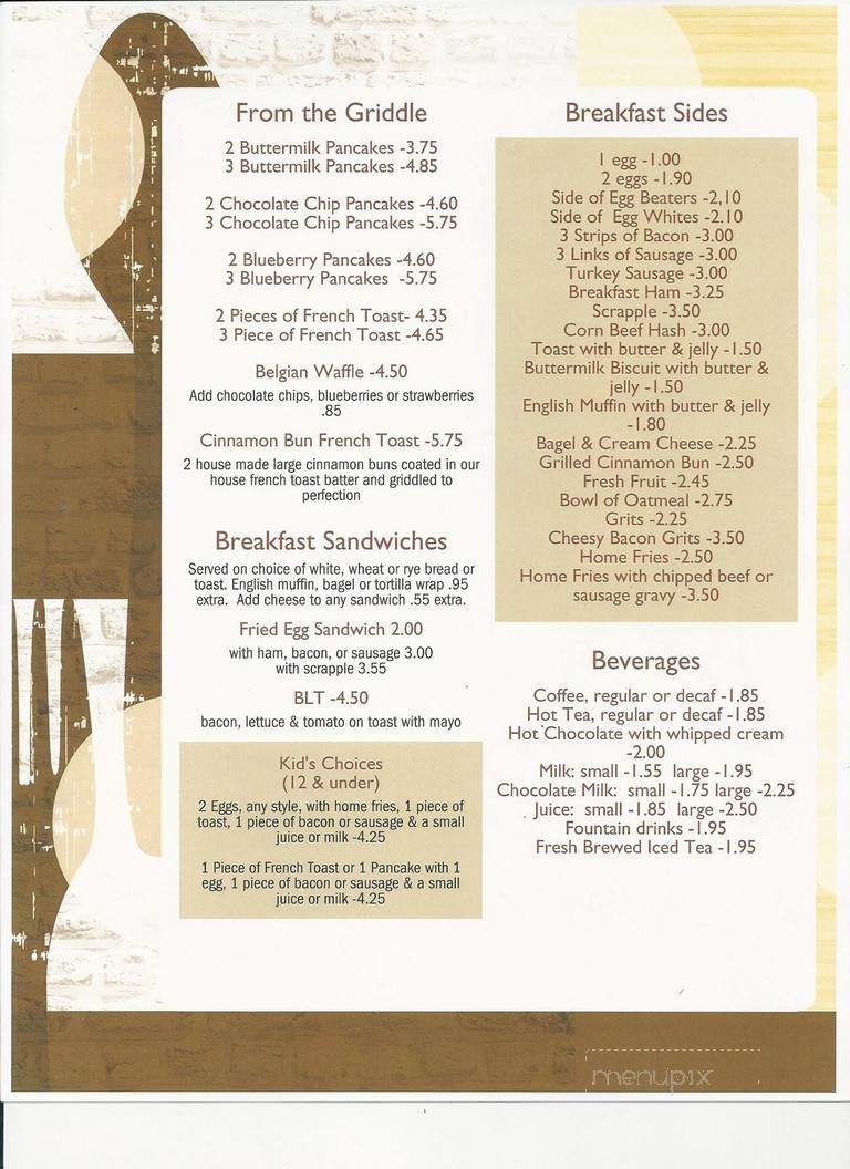 Delta Family Restaurant - Delta, PA menu_pic