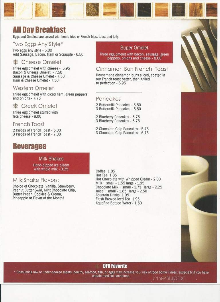 Delta Family Restaurant - Delta, PA menu_pic