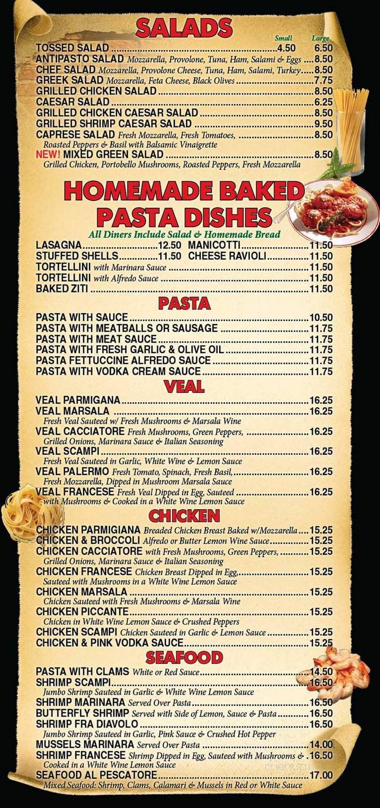 Dominick's Pizza - Newtown, PA menu_pic