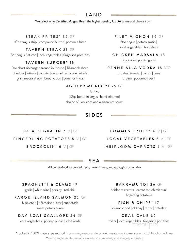Eagle Tavern - Uwchland, PA menu_pic