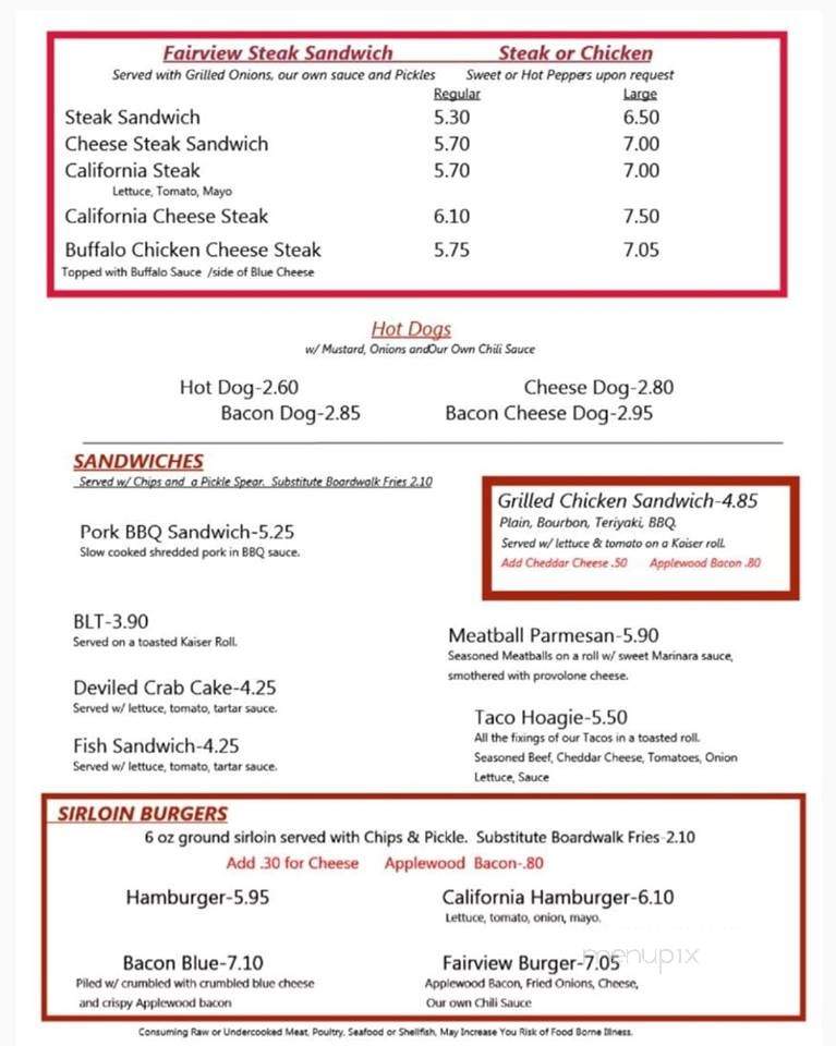 Fairview House Restaurant - Whitehall, PA