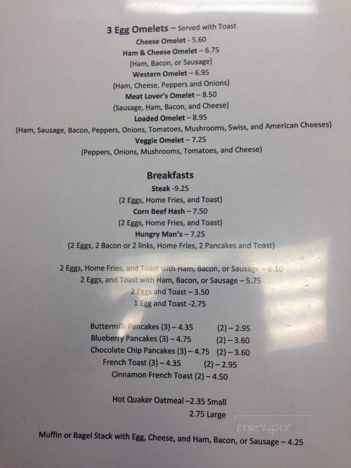 Famoore's Family Restaurant - Oil City, PA menu_pic