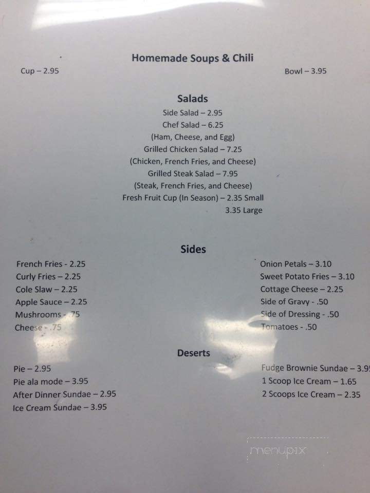 Famoore's Family Restaurant - Oil City, PA menu_pic