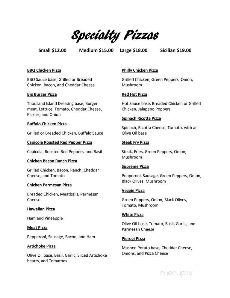 Fortino's Pizza - Oakmont, PA