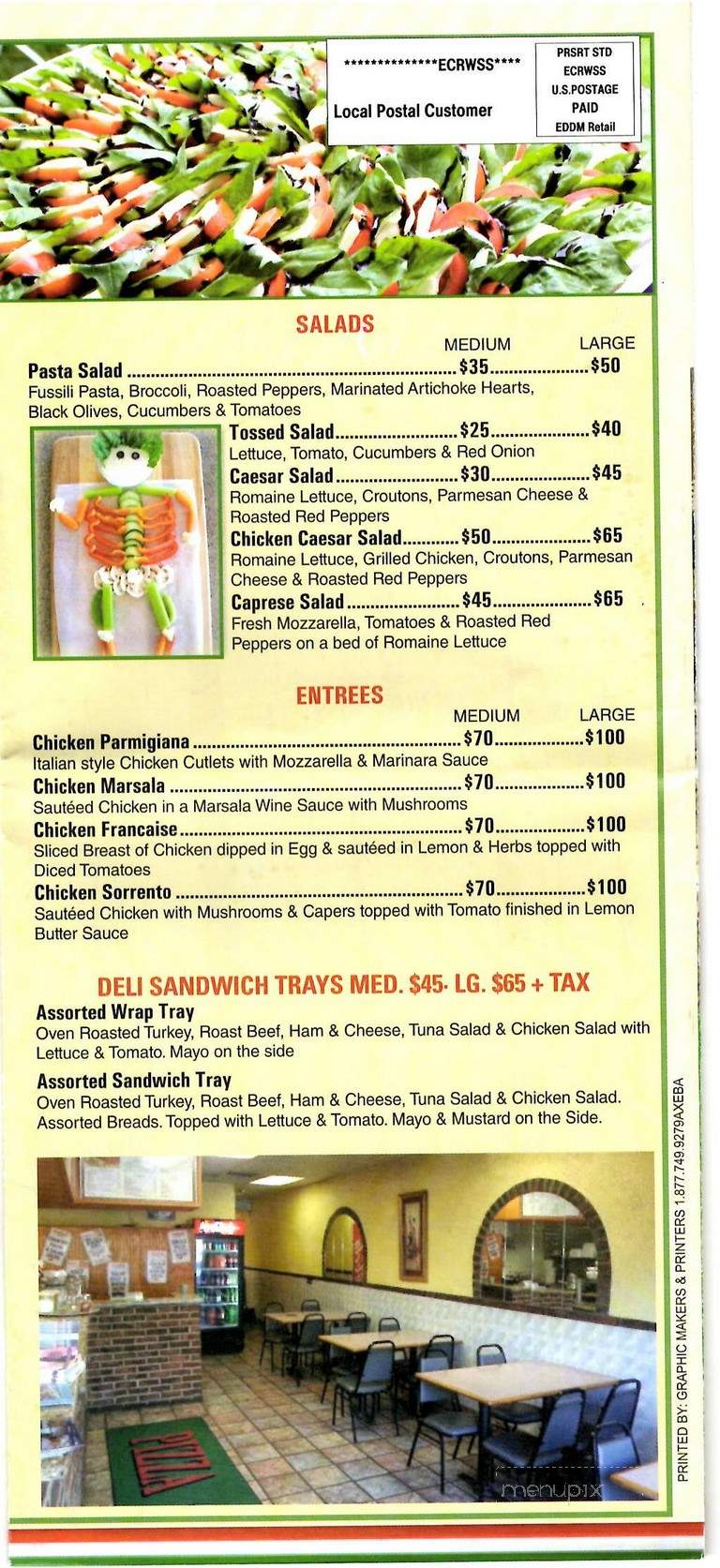 Franco's Pizzeria - New Britain, PA menu_pic