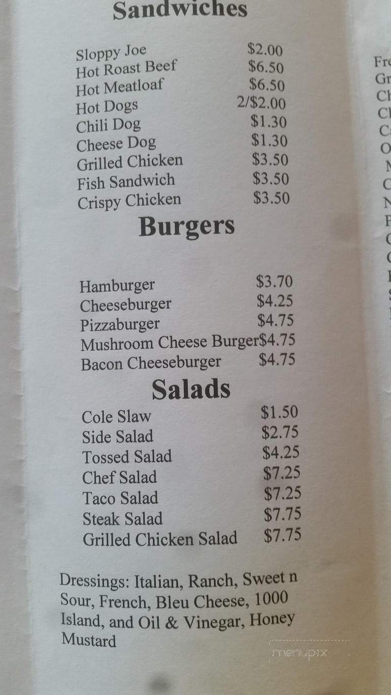 Frank'n Steins - Punxsutawney, PA menu_pic