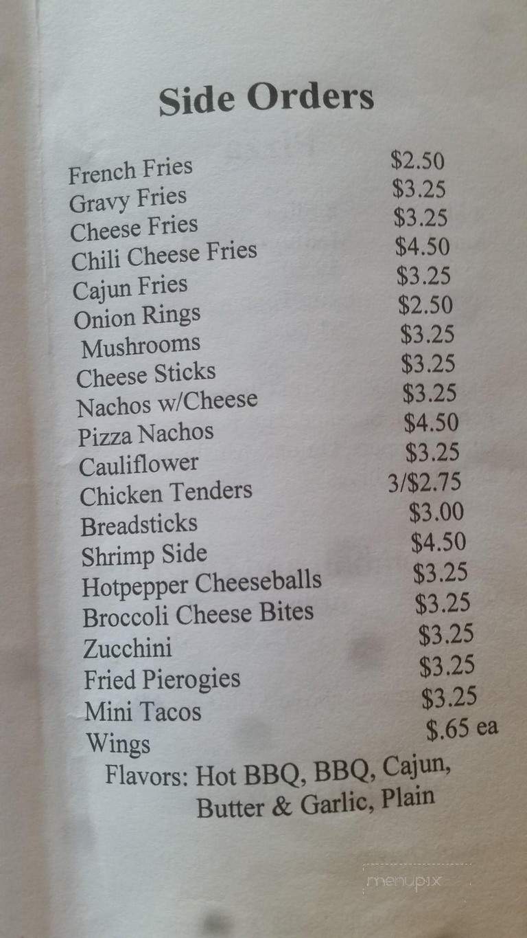Frank'n Steins - Punxsutawney, PA menu_pic