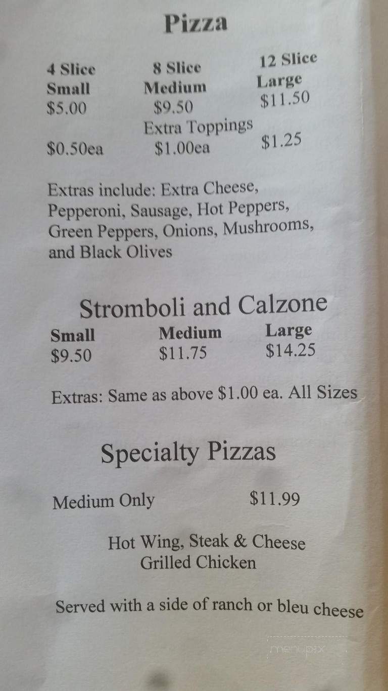 Frank'n Steins - Punxsutawney, PA menu_pic