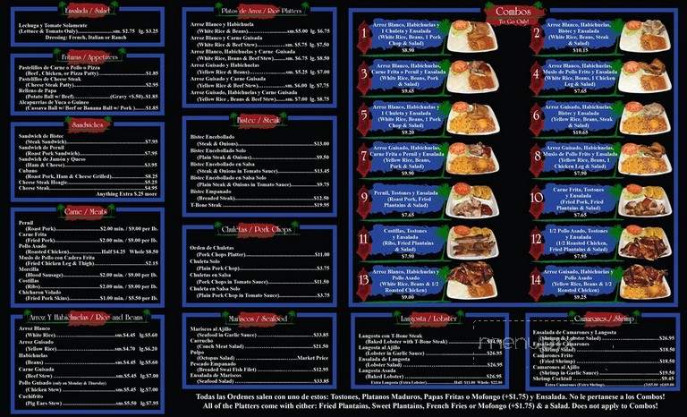 G & B Restaurant - Philadelphia, PA menu_pic