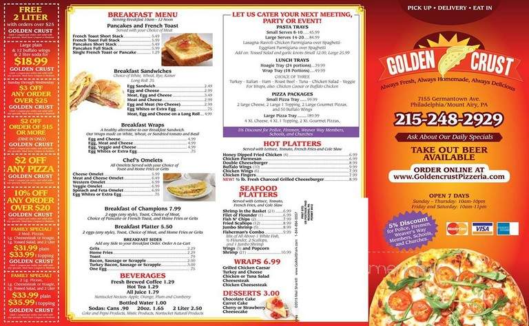 Golden Crust Pizza - Philadelphia, PA