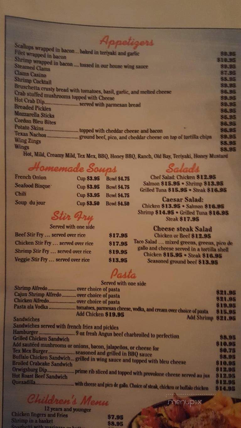 Inn Of Orwigsburg - Orwigsburg, PA menu_pic