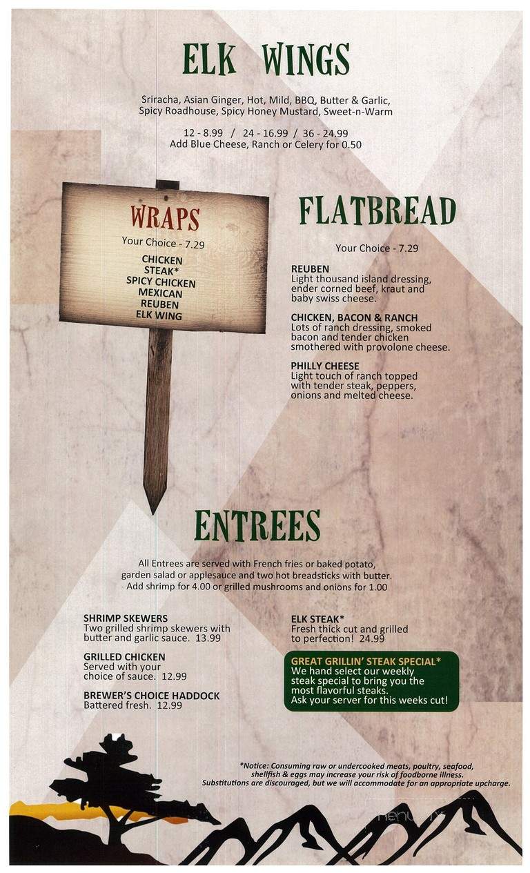 Medix Hotel - Weedville, PA menu_pic