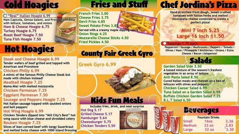 Mill City Dairy Bar - Dalton, PA menu_pic