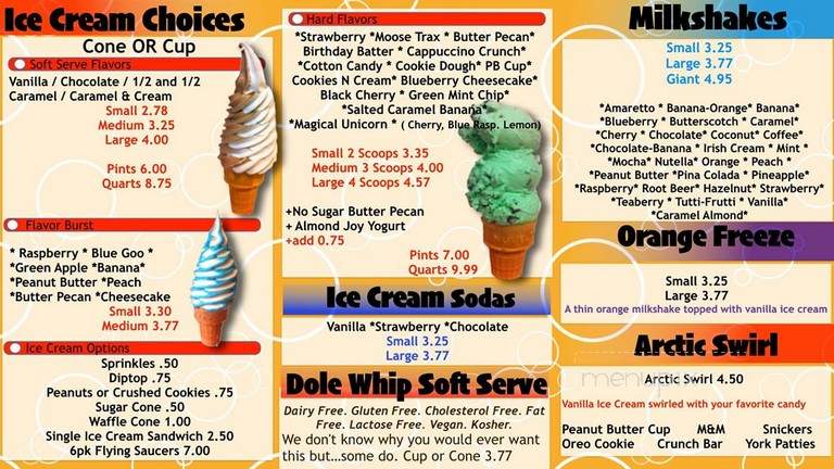 Mill City Dairy Bar - Dalton, PA menu_pic