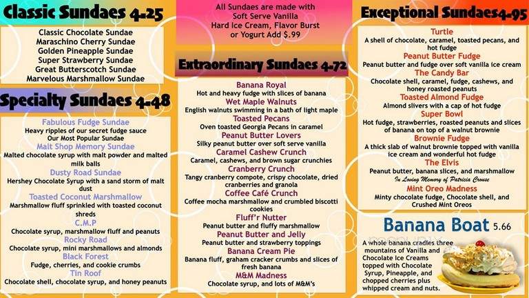 Mill City Dairy Bar - Dalton, PA menu_pic